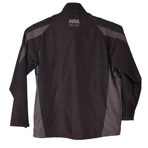 NRA Full Zip Lightweight Jacket Soft Shell Member Black Size‎ XL Men's Pockets - Picture 3 of 10